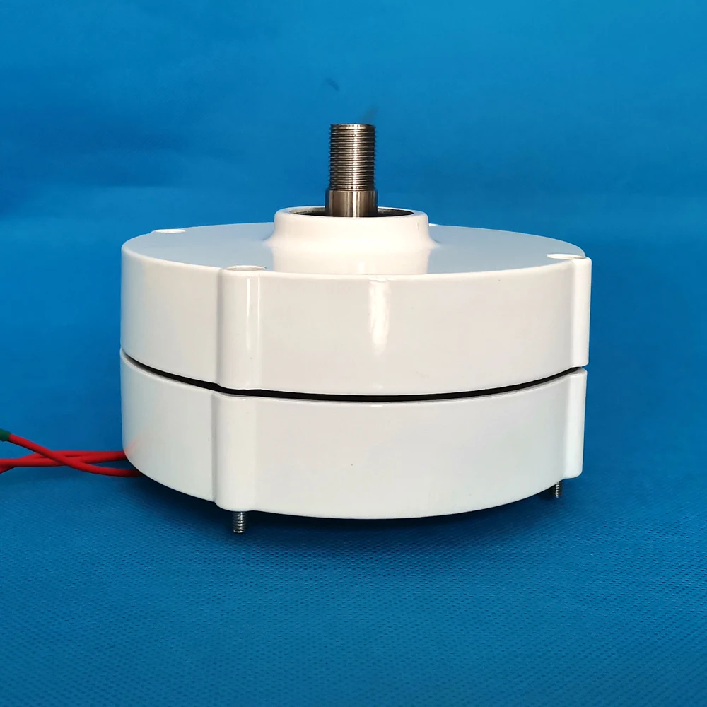 Низкоскоростной 1000 Вт 1 кВт 12 В 24 в 48 3-фазный редукторный магнитный генератор AC Alt