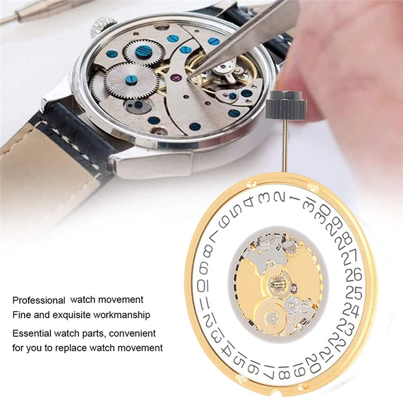 955.112 Movement V8 ETA955.112 955112 Quartz Watch with Calendar Plate High-Precision Mechanical