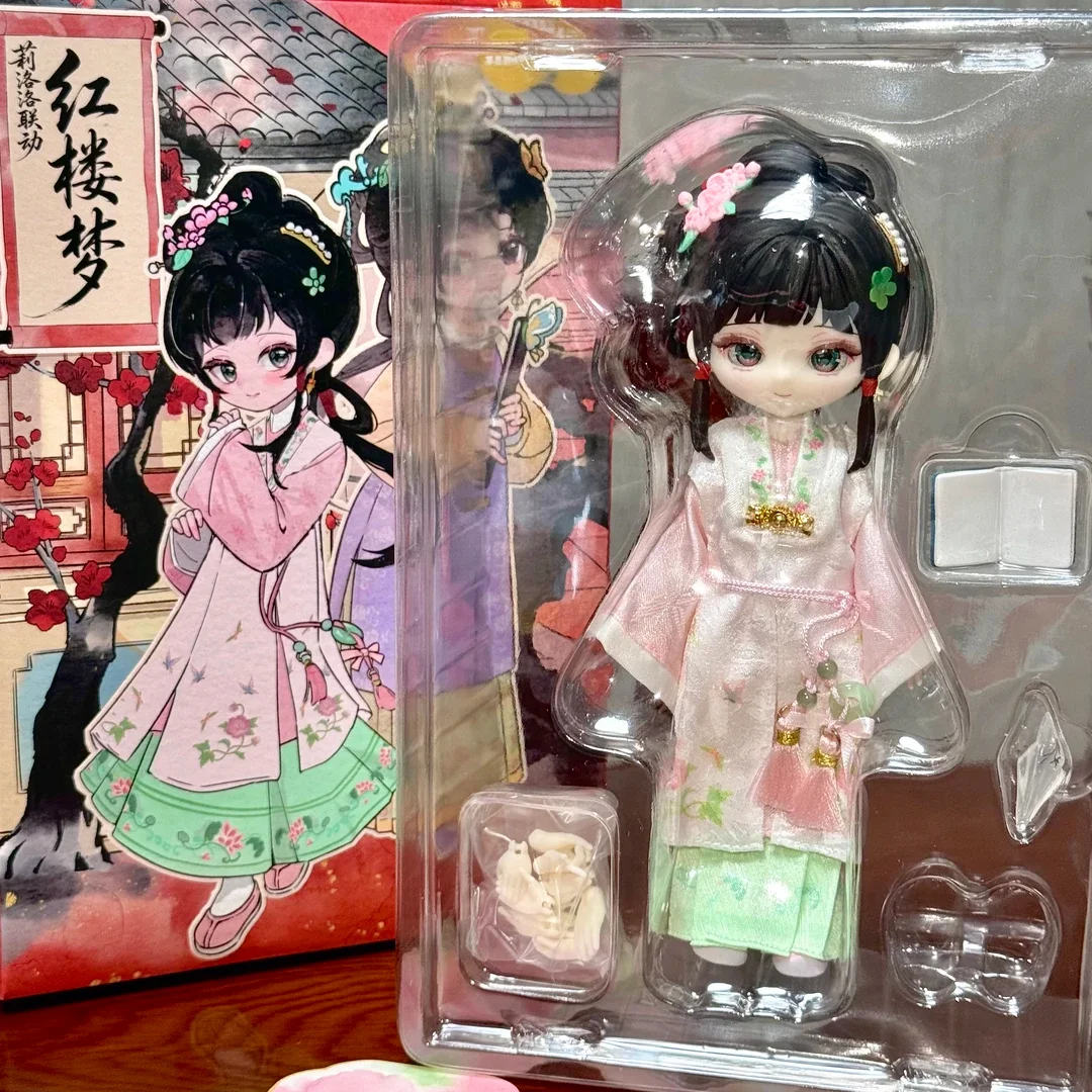 Фото Simontoys Liroro The Dream Of Red Mansion Series Традиционный китайский стиль 12-точечная BJD фигурка из слепой коробки с подвижными суставами, аниме-фигурка №3