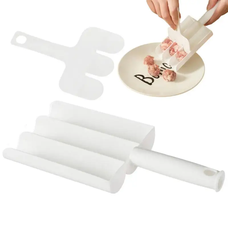 

Meatball Maker 3 Scoop Design Long Handle Meatball Marker Machine Easy Using Space Saving Kitchen Supplies For Home Restaurants