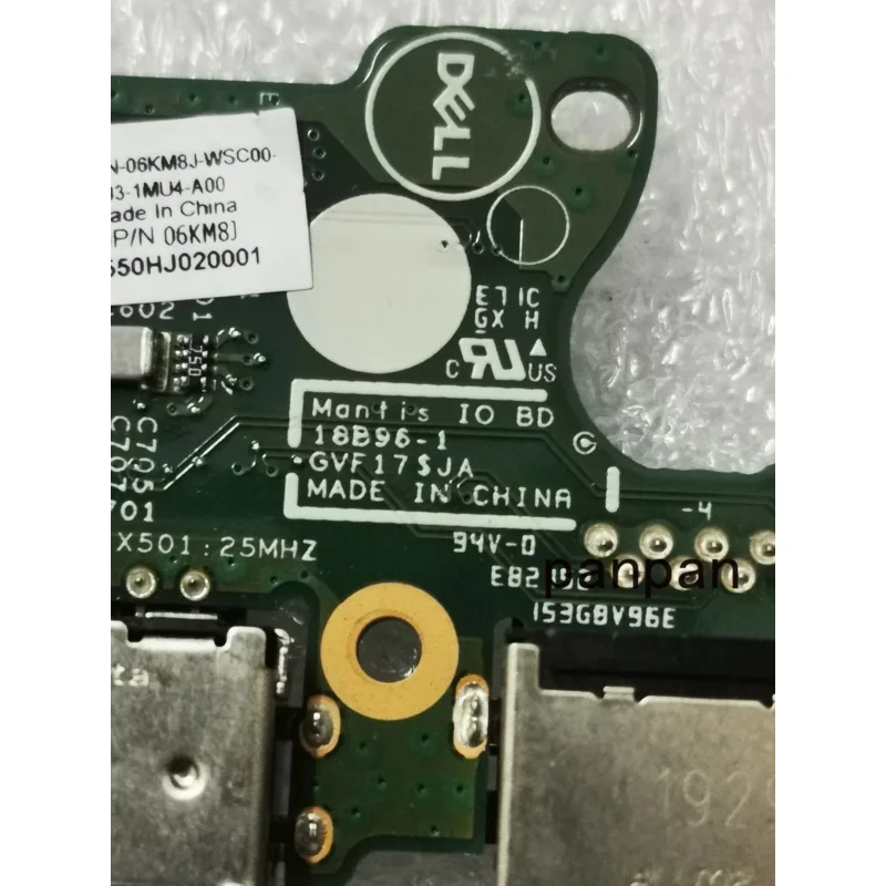 Для DELL Vostro 5490 5590 USB устройство чтения аудиокарт Etherner плата ввода-вывода с CN-06KM8J 06KM8J
