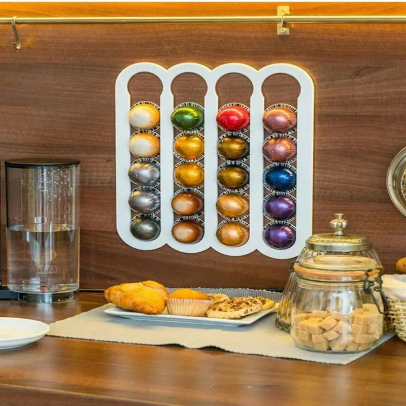

Dolce Gusto Coffee Pod Capsules Holder Storage Drawer For Nespresso Coffee Podcast Storage Rack Organizer Set Magnet Capsule