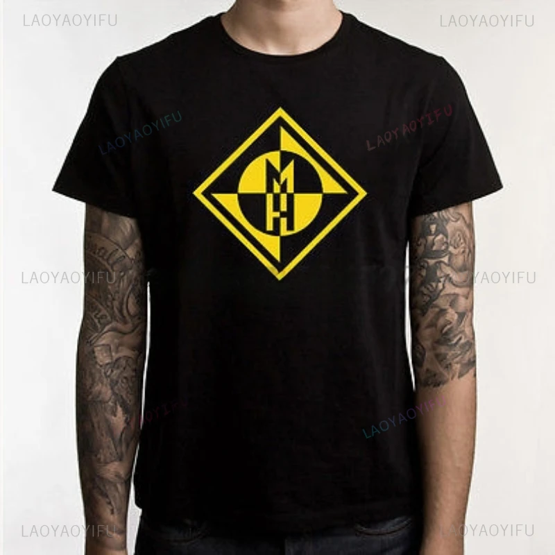 Футболка Мужская/женская с машинной головой хлопковая тенниска мусорным