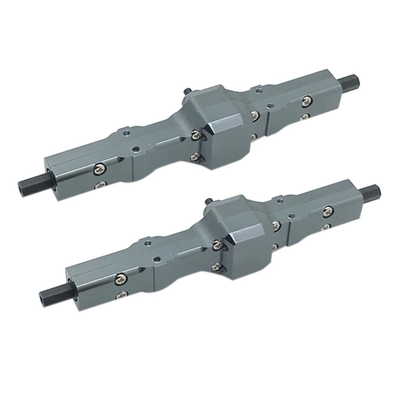 

2X Full Metal Rear Bridge Axle with Gear for WPL D12 SKZUKI CARRY 1/10 RC Car Spare Parts Accessories