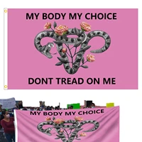 dont terad on me flag 3x5ft my body my choice flag pro choice flag with metal grommets for outdoor indoor garden decor vivid