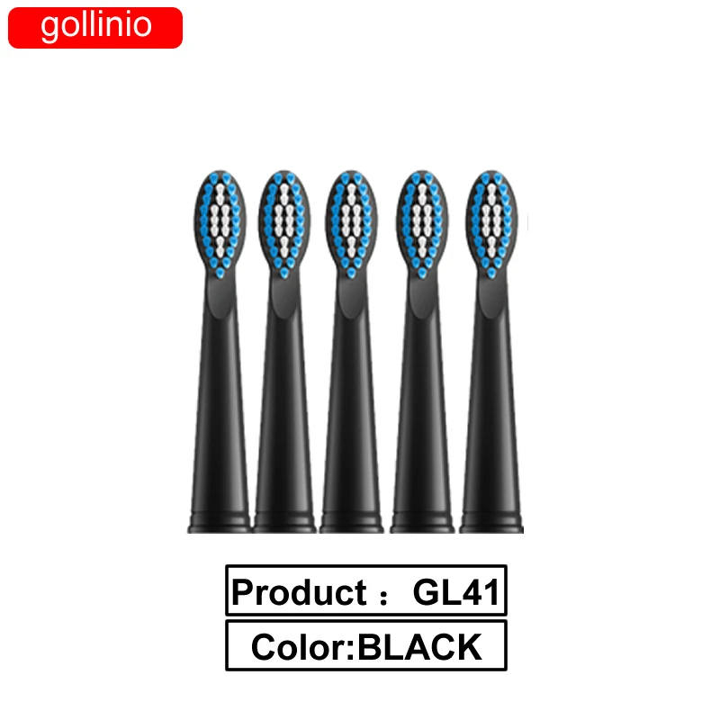 

gollinio Brand Electric Toothbrush Head soft brush heads sensitive Replacement GLBRUSHHEAD GL41