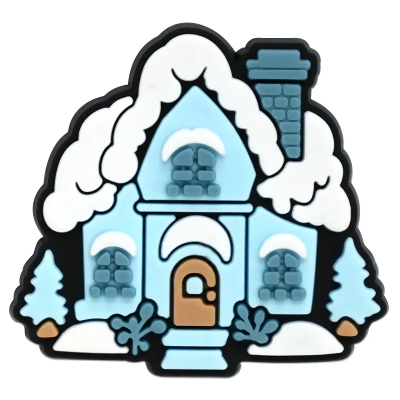 Зимняя обувь со льдом и снегом подвески украшения для Crocs аксессуары булавок