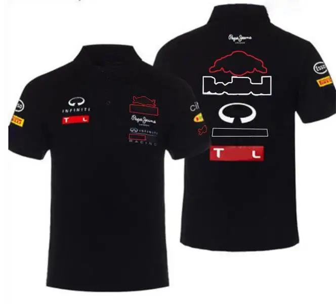 

F1 racing polo suit new summer lapel T-shirt same custom