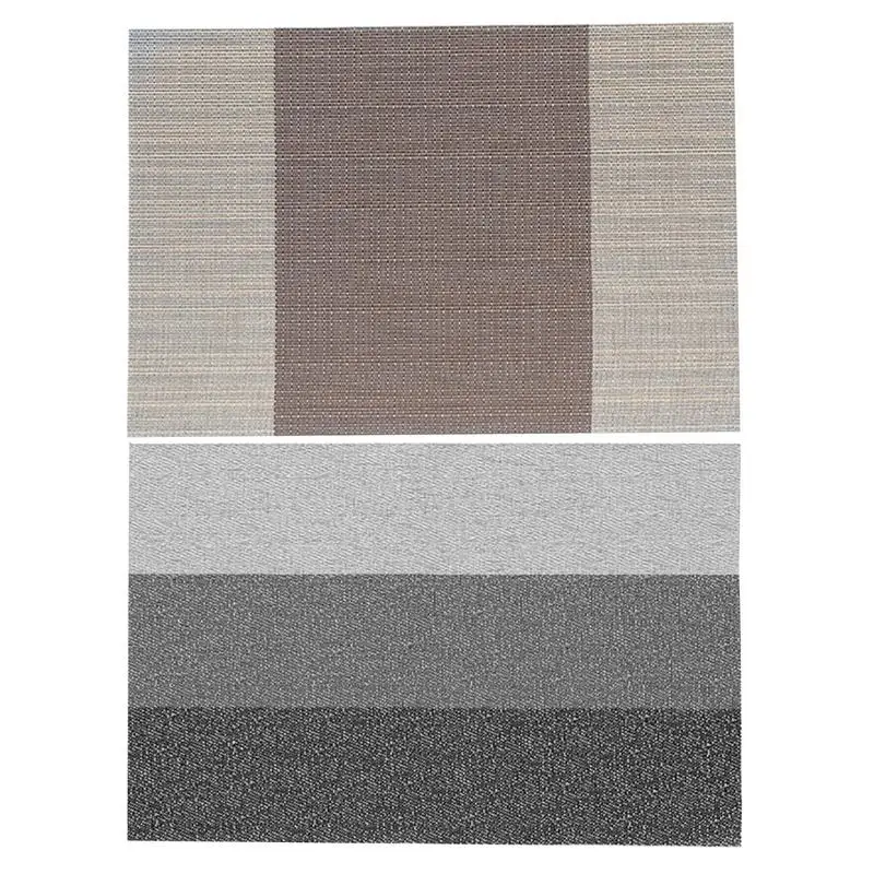 

Wipeable Placemats Washable Heat Stain Resistant Dining Table Placemats Non Slip Easy To Store Reliable Kitching Gadgets For