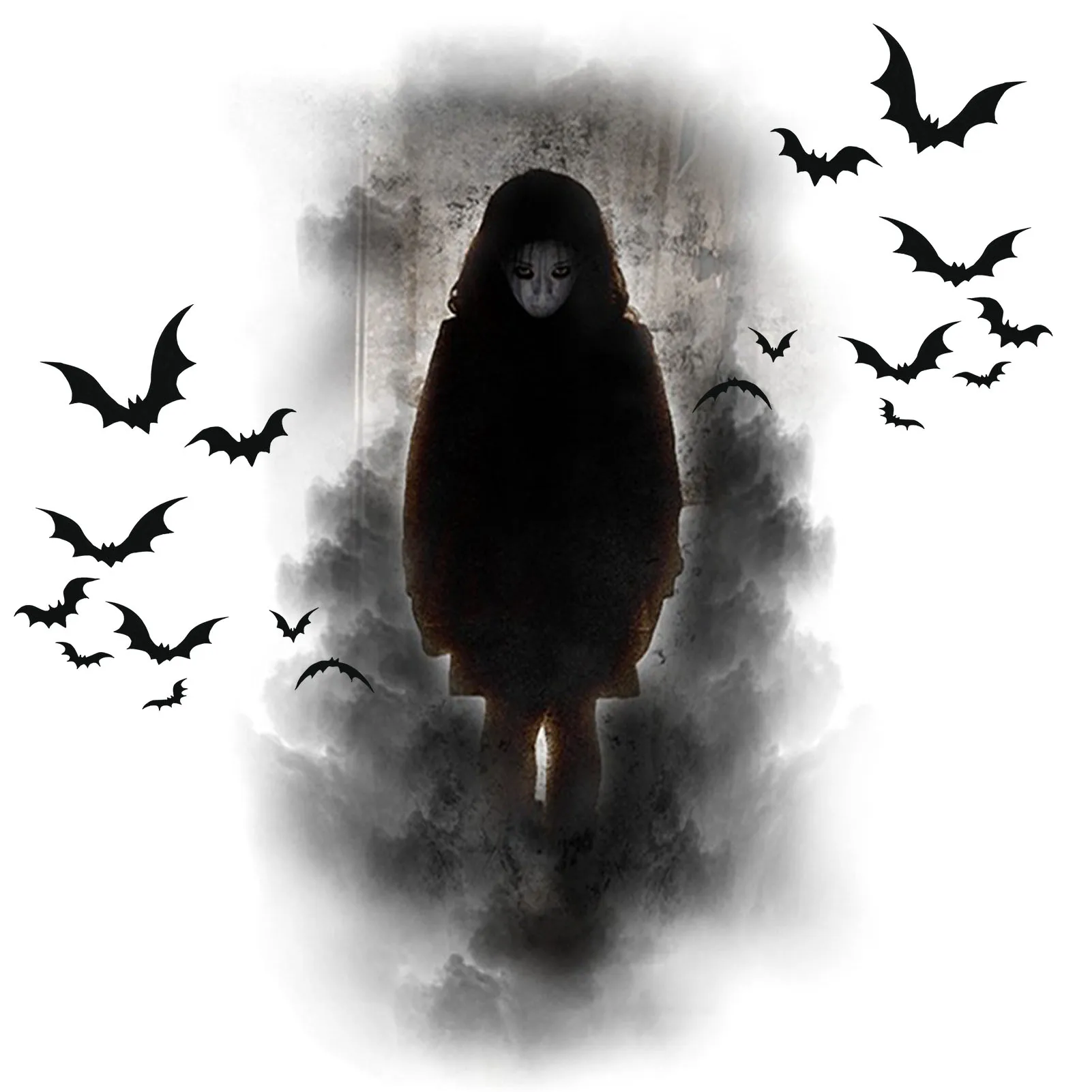 Хэллоуин ужасы призраки дверные наклейки настенные сделай сам для гостиной