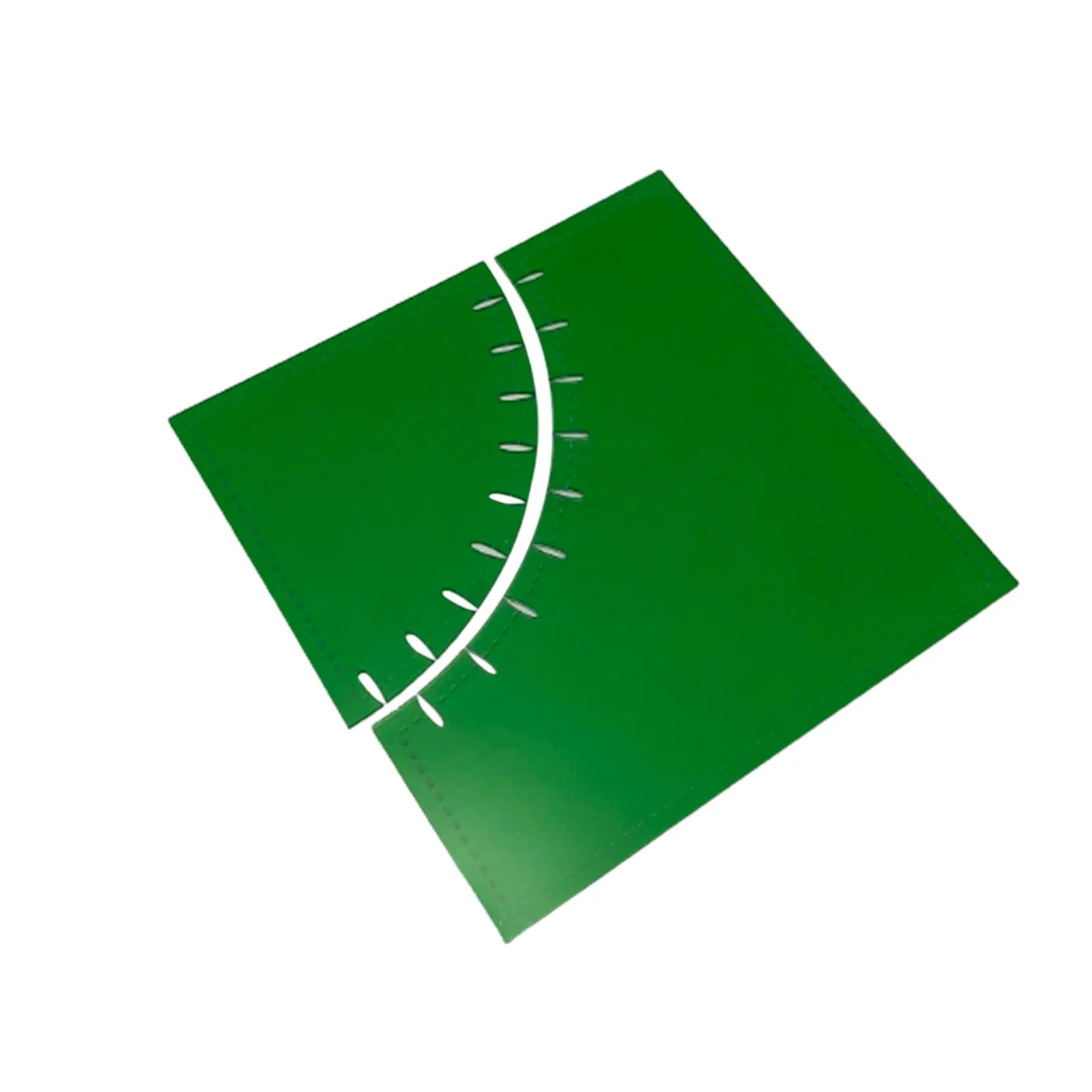 

8 Inch Finished Quilting Template Energy-Saving Free Motion Quilting Rulers Easy To Use Curved Acrylic Sewing Tools For Pre-cut