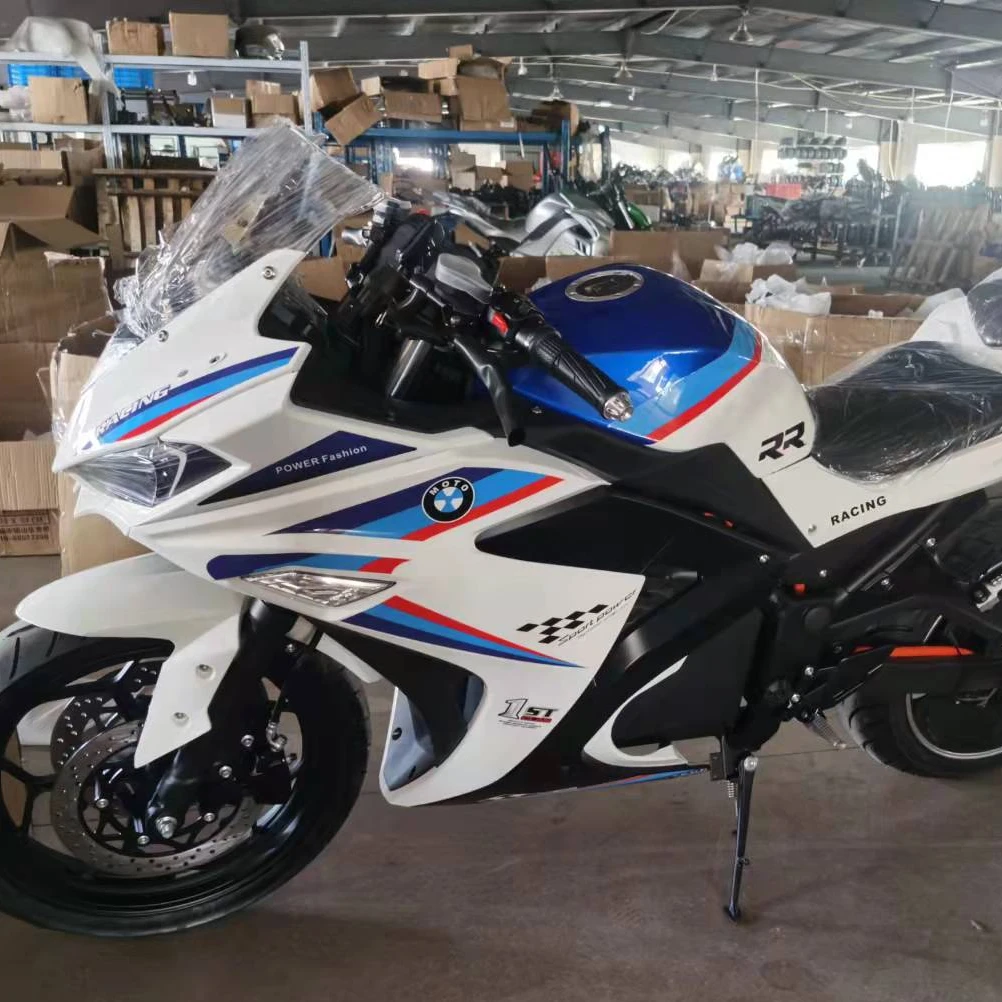 

10kw 120ah lithium blue/white RR sticker R3 model 120km/h speed electric motorcycle for adult