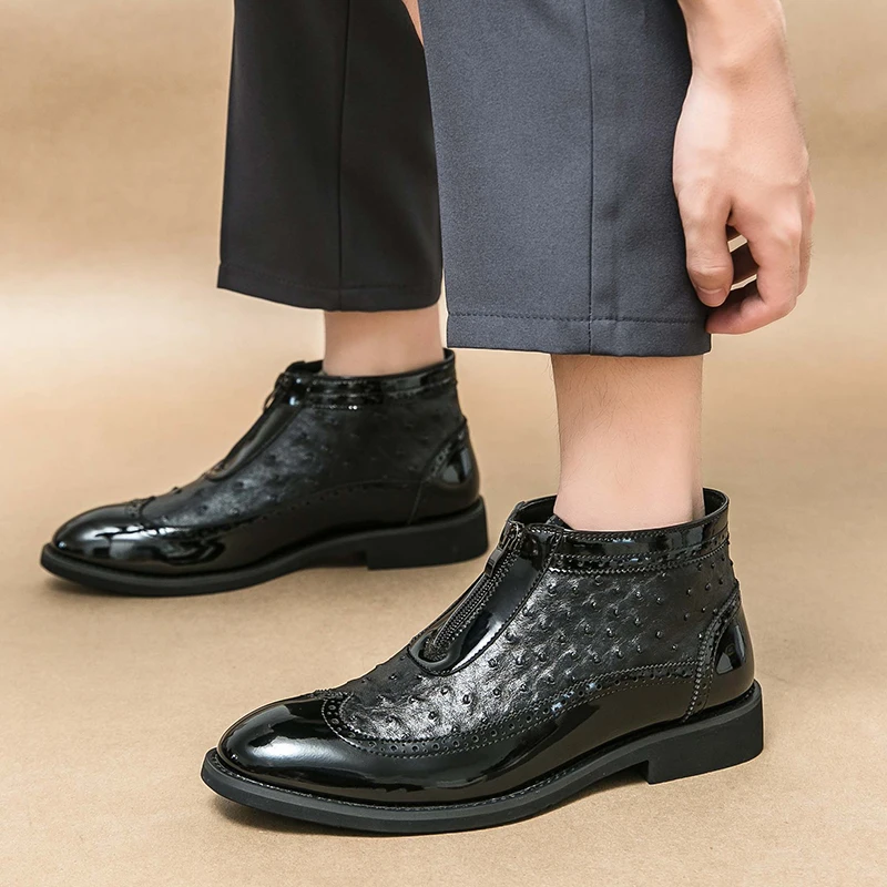 Рисунок 5 - Высокие коричневые классические туфли для мужчин