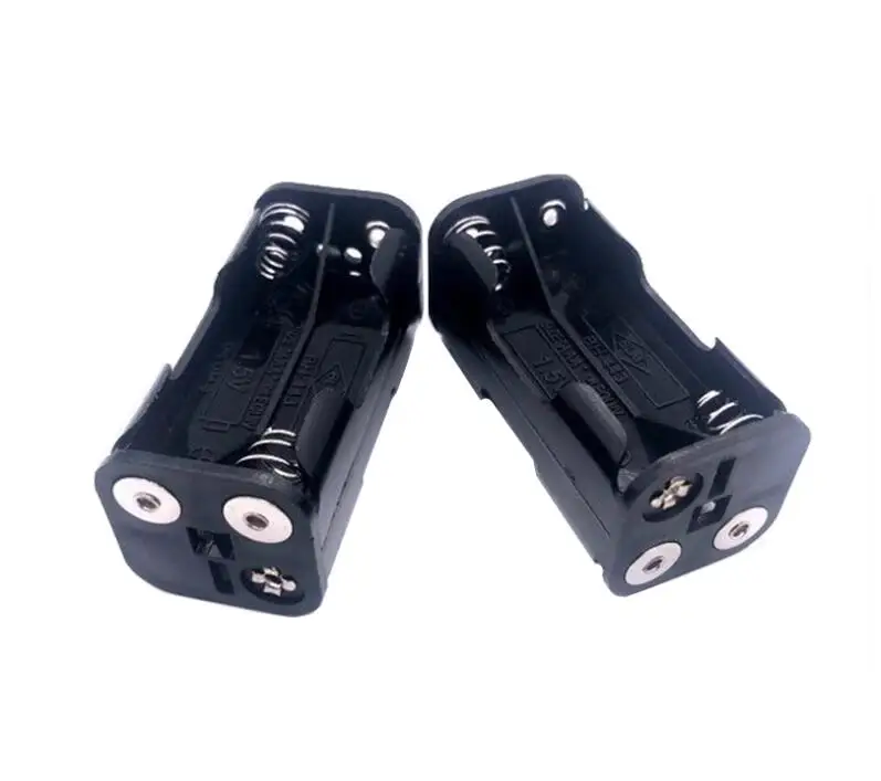 

MasterFire 400pcs/lot Plastic Battery Storage Box Case 2-slot 4 x AA AAA Batteries Back to Back Holder Container Shell