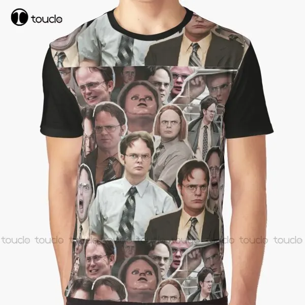 

Dwight Schrute - The Office Graphic Michael Scott, Steve, Carell T-Shirt Digital Printing Tee Shirts Streetwear Xxs-5Xl Unisex