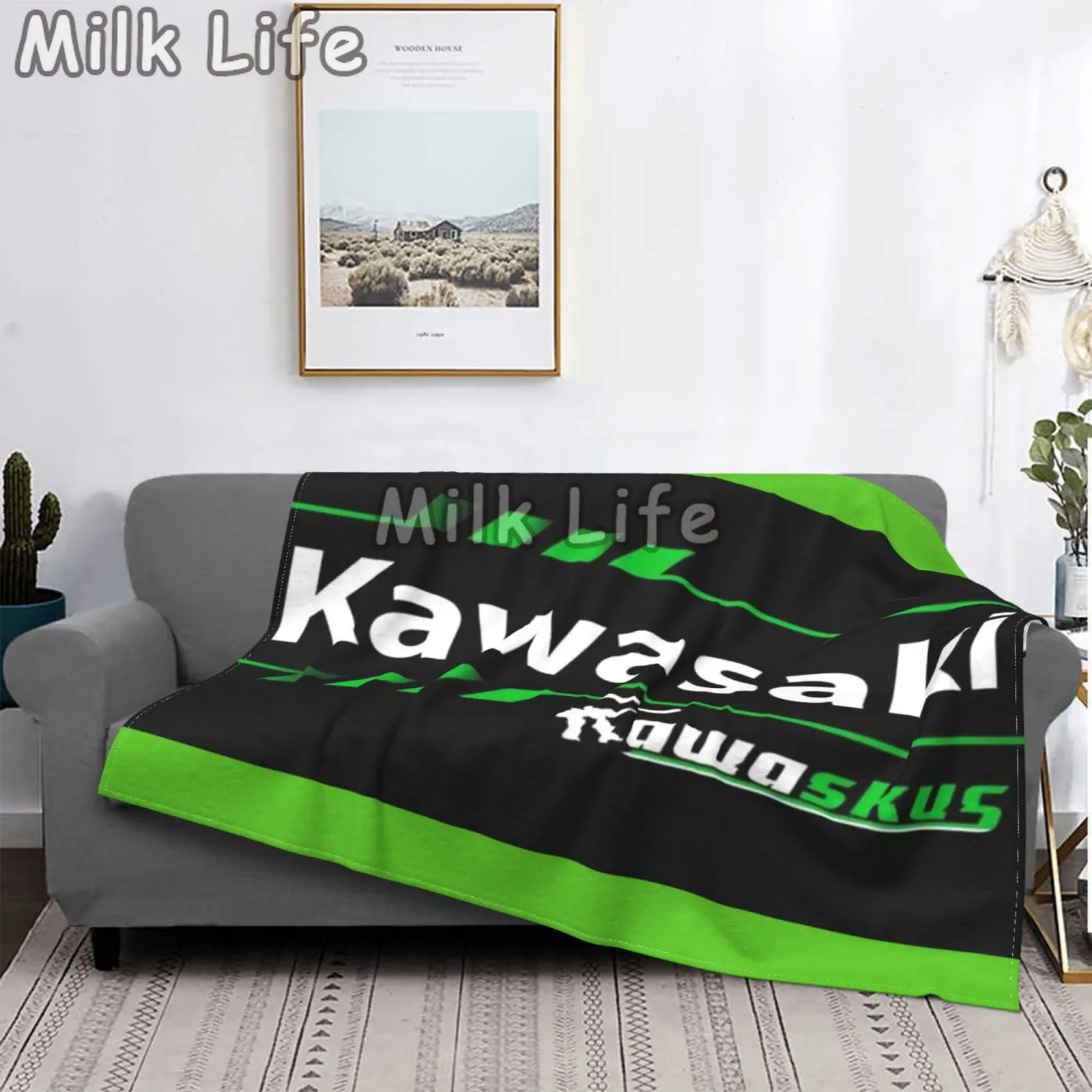 

Kawasaki Warm Throw Blanket for Bed Decorative Sofa Blankets Boho Home Decor Bedroom Decoration Bedspread The Fluffy Soft Fleece