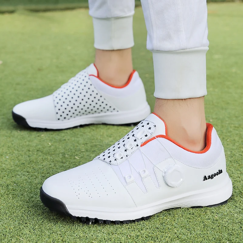 New Men Pro Waterproof Golf Shoe Wear-resistant Breathable Sports Shoes Golf Shoes