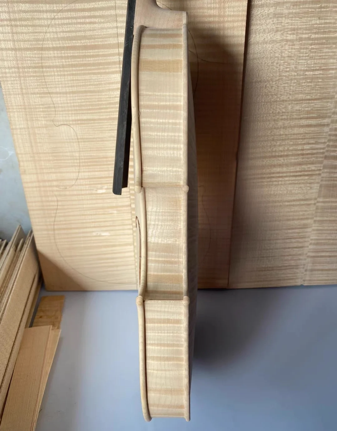 Профессиональная Кленовая скрипка более 20 лет необработанная белая фотоскрипка