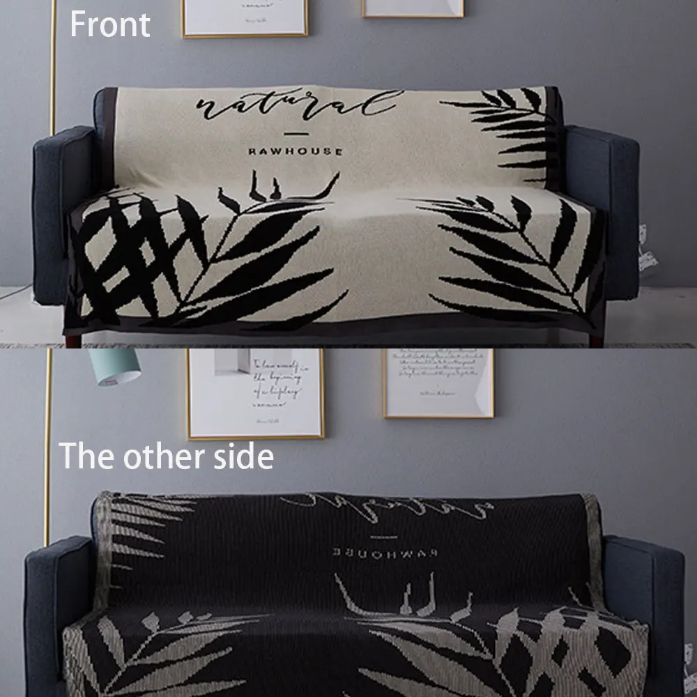 

Nordic Style Thick Cotton Ins Throw Blanket Fashion Couch Bed Sofa Cover Office Sofa Nap Blanket Airplane Blanket For Travel