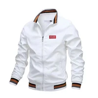 mens business casual long sleeve jacket set party loose fit printed logo jacket pants 2 piece set european size s 5xl