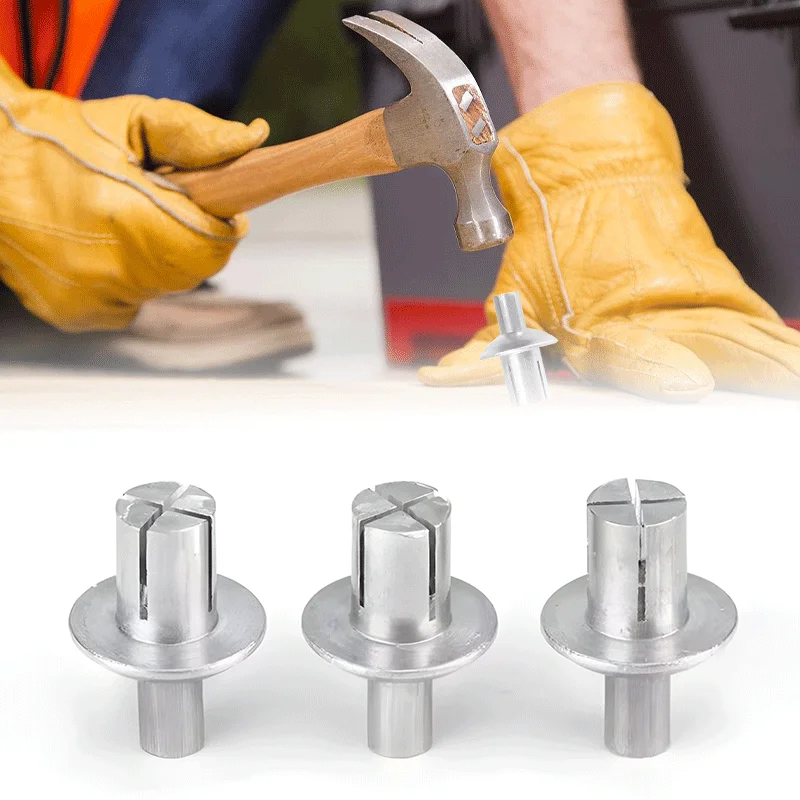 

50 шт., заклепки с алюминиевым сердечником с круглой головкой, небольшие саморезы, крепежные детали, расширительные алюминиевые заклепки, ударная заклепка