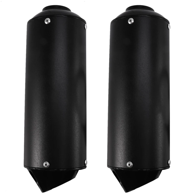 

2Pcs 38Mm Universal Motorcycle Exhaust Muffler Pipe Noise Sound Eliminator Clamp Kit For Honda Yamaha Kawasaki(Black)