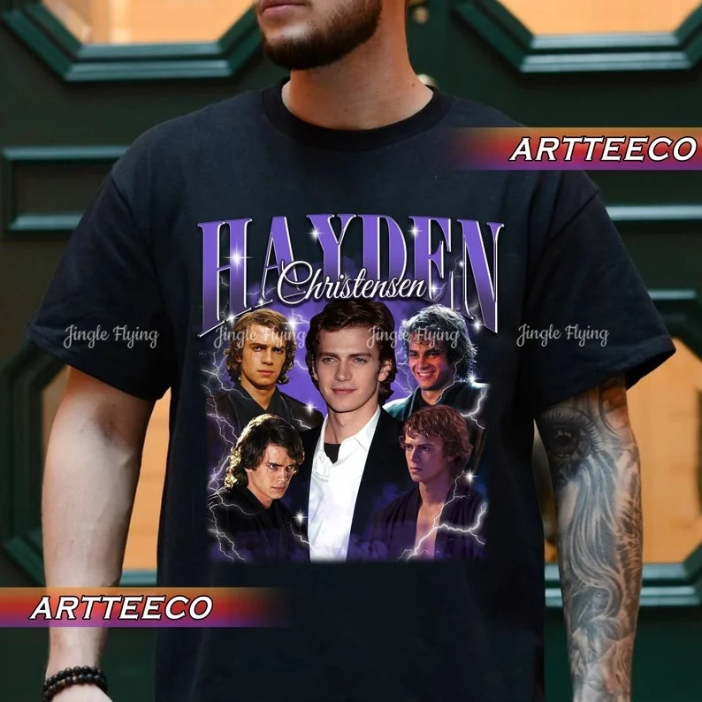 Винтажная рубашка Hayden Christensen толстовка с круглым вырезом хлопковая футболка