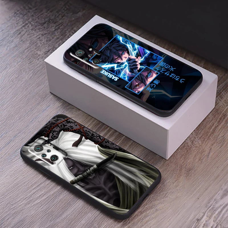 

Naruto Anime Phone Case For Xiaomi Redmi 9 9T 9i 9AT 9A 9C 10S Note 9 10 Pro MAX 5G Black Silicone Cover Soft Coque