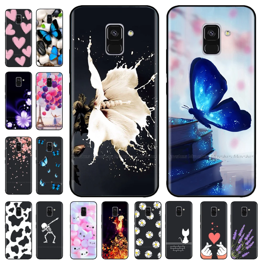 

Case For Samsung Galaxy A8 2018 A530 A530F Case A8s Soft Silicone Phone Back Cover For Samsung A8 Plus 2018 A730 A730F Case Bag
