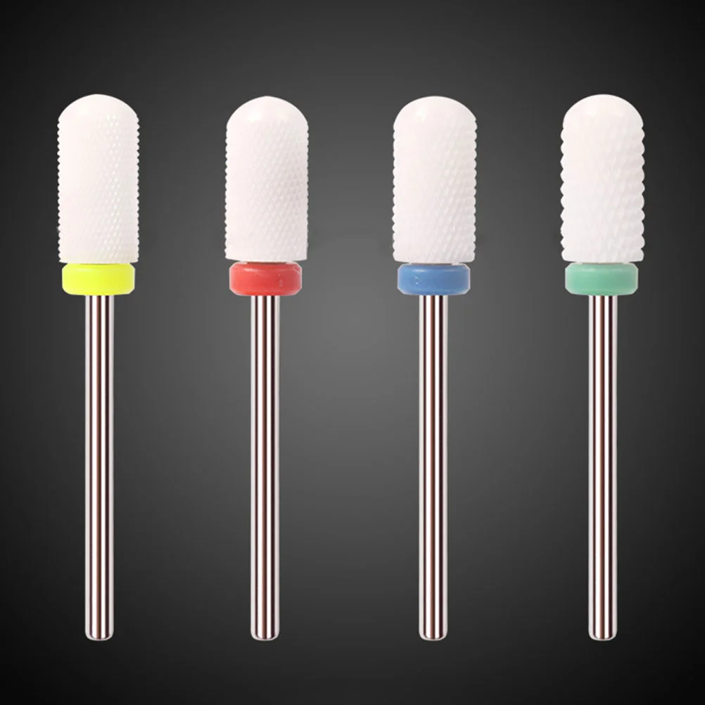 

Набор керамических круглых насадок для маникюра, 2 шт.