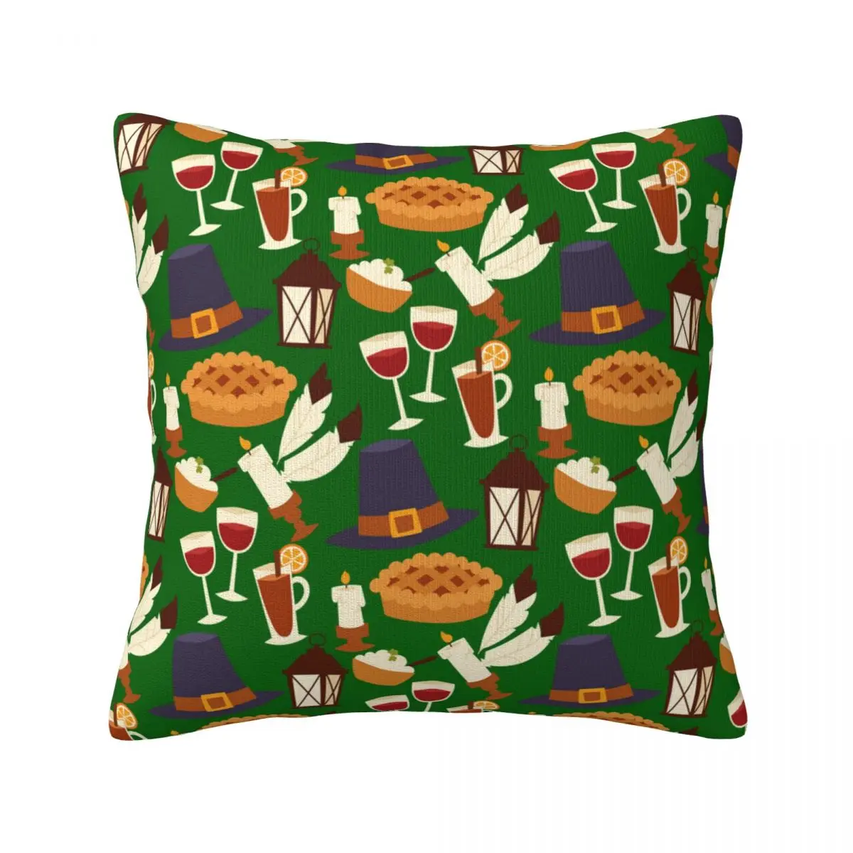 

Happy Thanksgiving Day Holiday Throw Pillow Cover Decorative Pillow Covers Home Pillows Shells Cushion Cover Zippered Pillowcase