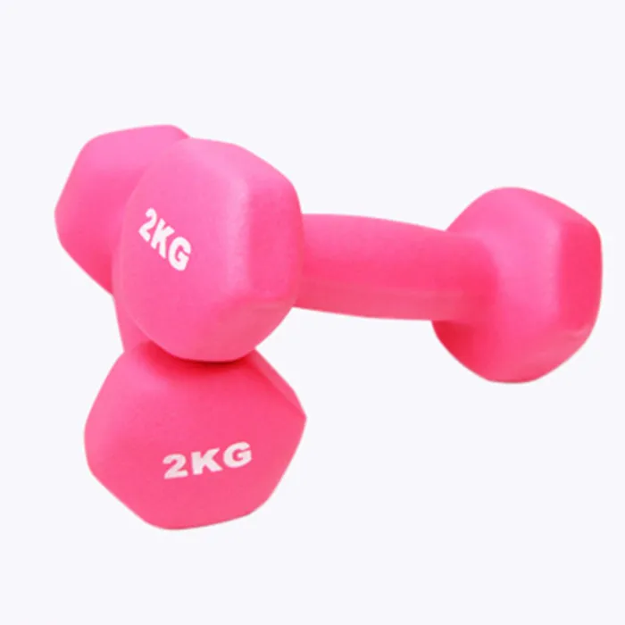 Гантели для аэробики. Комплекс упражнений с гантелями (10-12 упражнений). Гантели женские. Розовые гантели. Девушка тренируется.