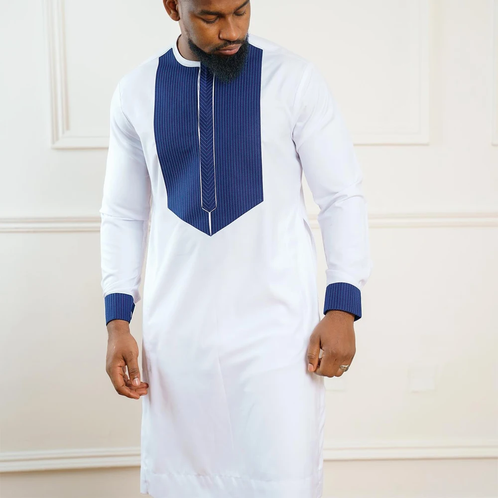 New In 2023 Spring African Men's Suit Long Sleeve Printed Button Shirt Tops and Track Pants Men's SET Party Wedding Outfits-4XL）