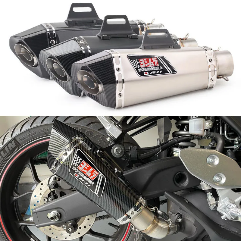 51mm evrensel motosiklet yoshimura egzoz susturucu DB kille FZ1 R6 R15 ZX6R ZX10 Z900 1000 CBR1000 GSXR1000 DB katil