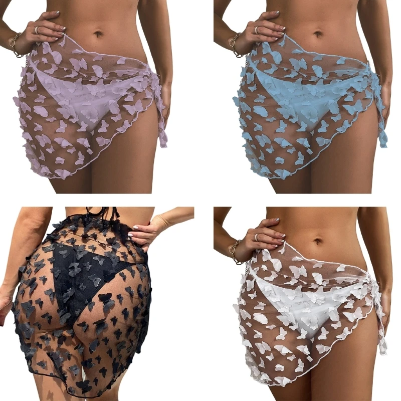 

Женская пляжная короткая накидка-бабочка A5KC