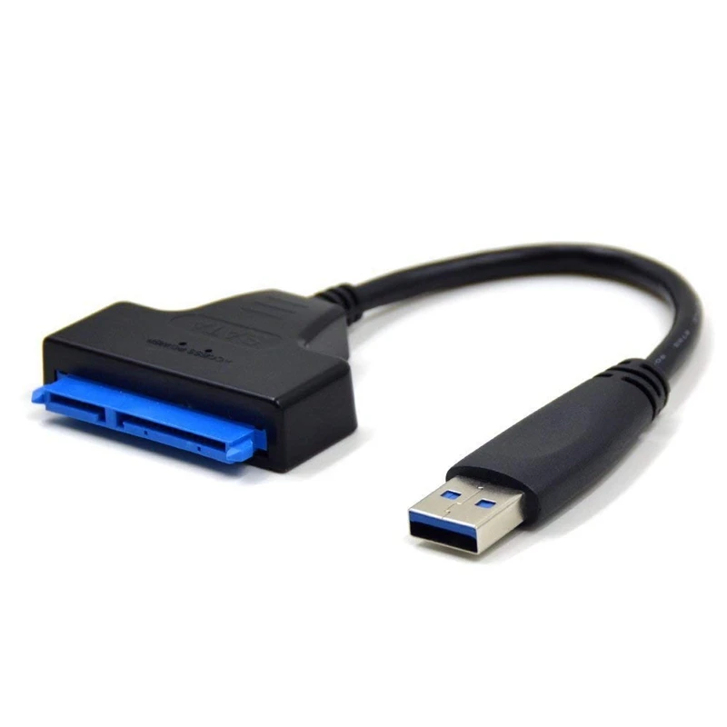 

Переходник с USB 3,0 на SATA для 2,5-дюймовых дисков SSD/HDD-SATA на USB 2,5 Внешний конвертер и кабель, USB 3,0-SATA III Conv