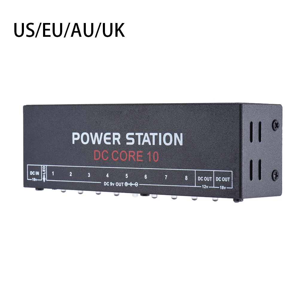 Electric Guitar Effect Pedal Power Station Isolated Replacement Musical Instrument Performance AC100-240V with Cables