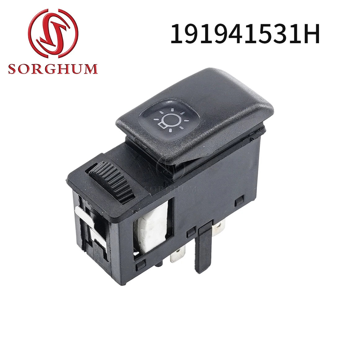 

Sorghum 191941531H Car Adjustment Headlight Fog Lamp Light Control Switch Knob For Volkswagen VW Jetta Mk2 Golf II MK 1983-1992