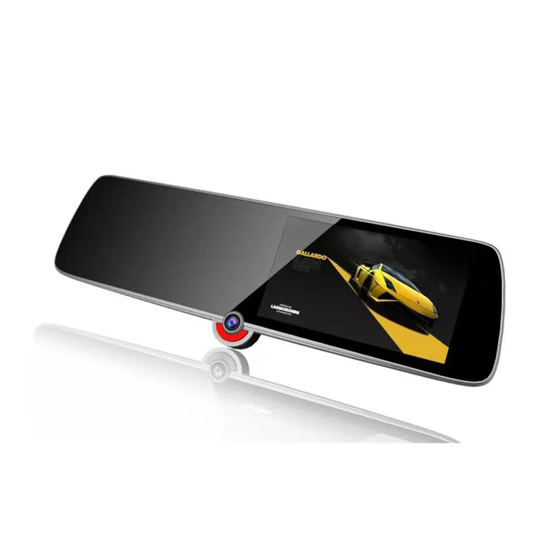 5-дюймовый сенсорный IPS-экран Автомобильный видеорегистратор тройная запись