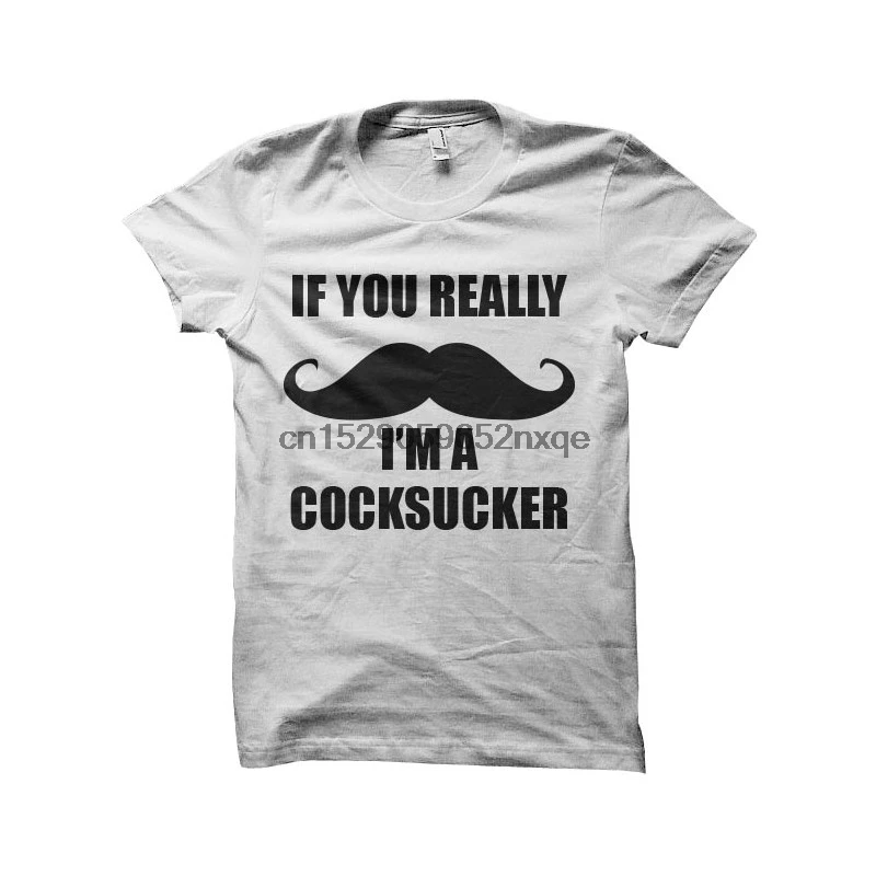 Футболка Мужская/Женская/мужская с принтом усов |