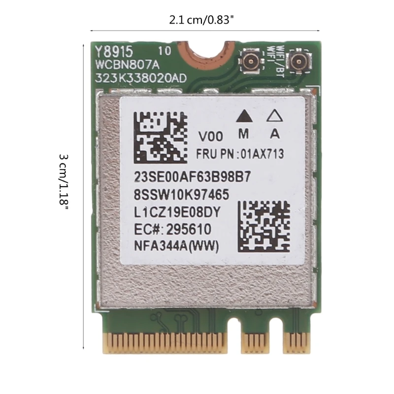Для NFA344A QCNFA344A NGFF двухдиапазонная беспроводная карта 802.11ac M.2 + Bluetooth4.1 дропшиппинг