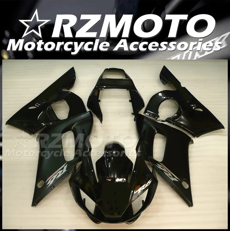 

New ABS Fairings Kit Fit for YAMAHA YZF- R6 98 99 00 01 02 1998 1999 2000 2001 2002 Bodywork Set Custom Black