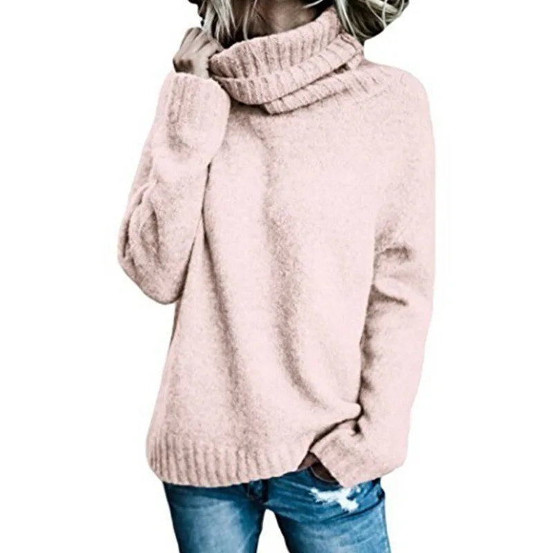 

2022 Winter Pregnant Women's Sweater Casual Knitted Top Long Sleeve Black