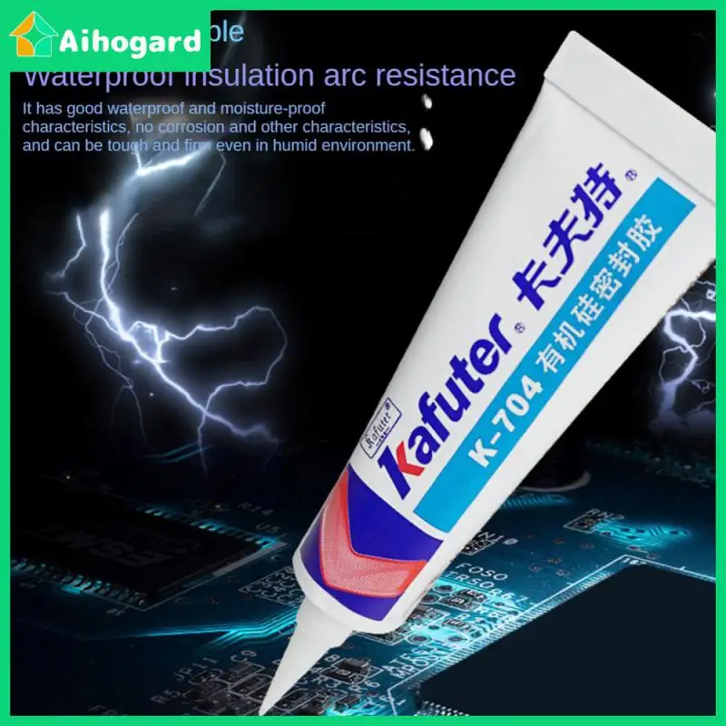 

Silicone Rubber High-temperature Resistant Black Sealant Strong Electronic Sealing Glue Silicone Glue Tools And Gadgets Adhesive