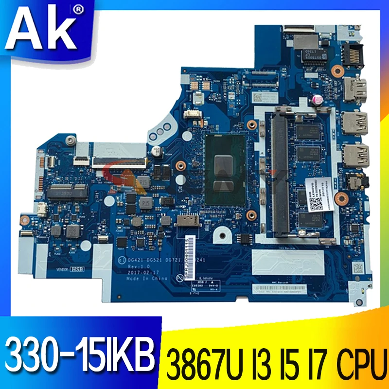 Материнская плата для ноутбука Lenovo Ideapad 330-15IKB 330-17IKB системная материнская с