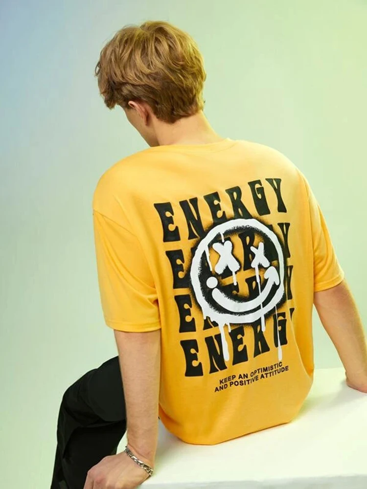 

Футболка мужская хлопковая оверсайз с коротким рукавом и математическим принтом