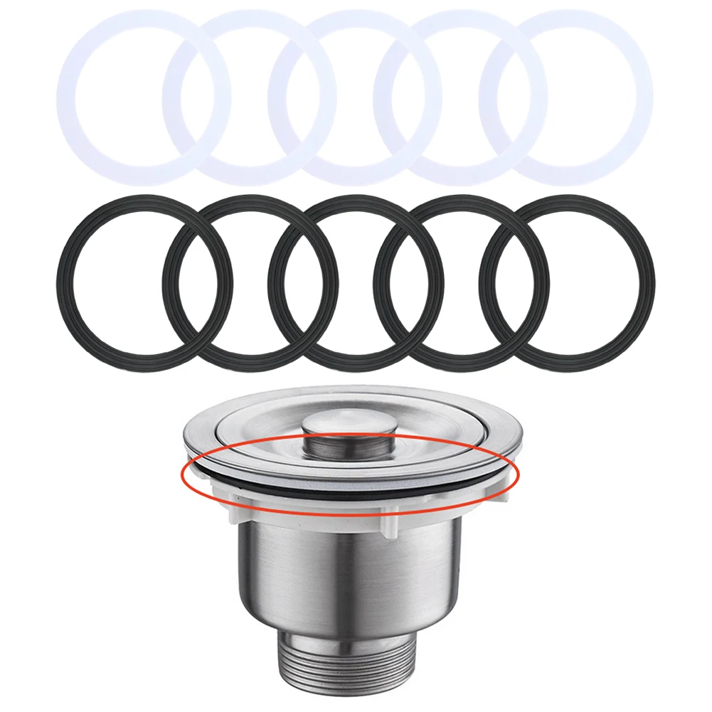 10 шт. резиновые уплотнительные шайбы для кухонной раковины LEENKEA