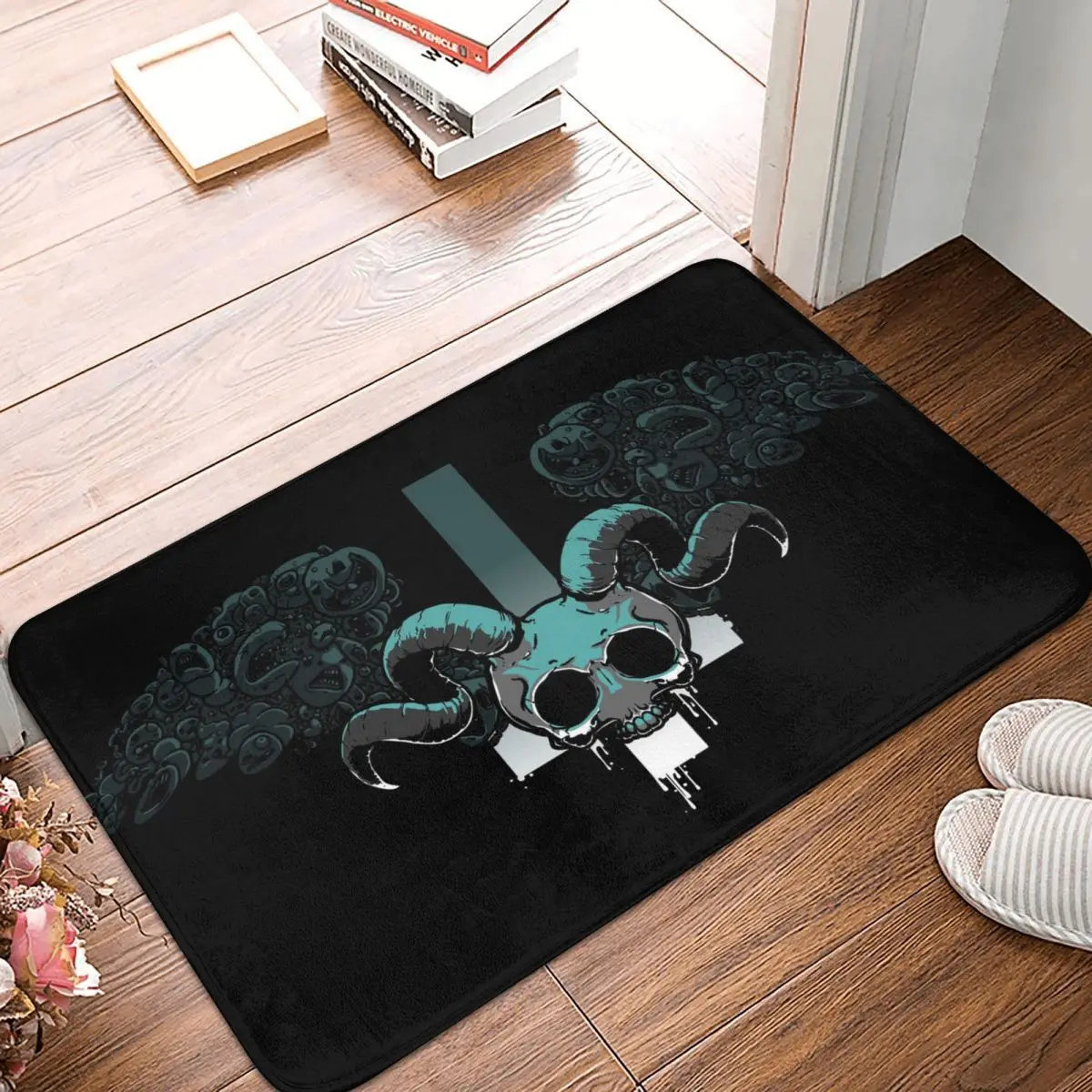 

The Binding of Isaac Magdala Dungeon Adventure Game Non-slip Doormat Sign Bath Kitchen Mat Outdoor Carpet Home Pattern Decor