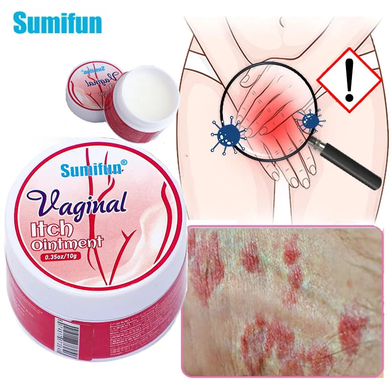 

Remove Odor Antibacterial Cream Eczema Genitals Anti-Itch Herbal Ointment Relieve Dermatitis Private Parts Itch Health Skin Care