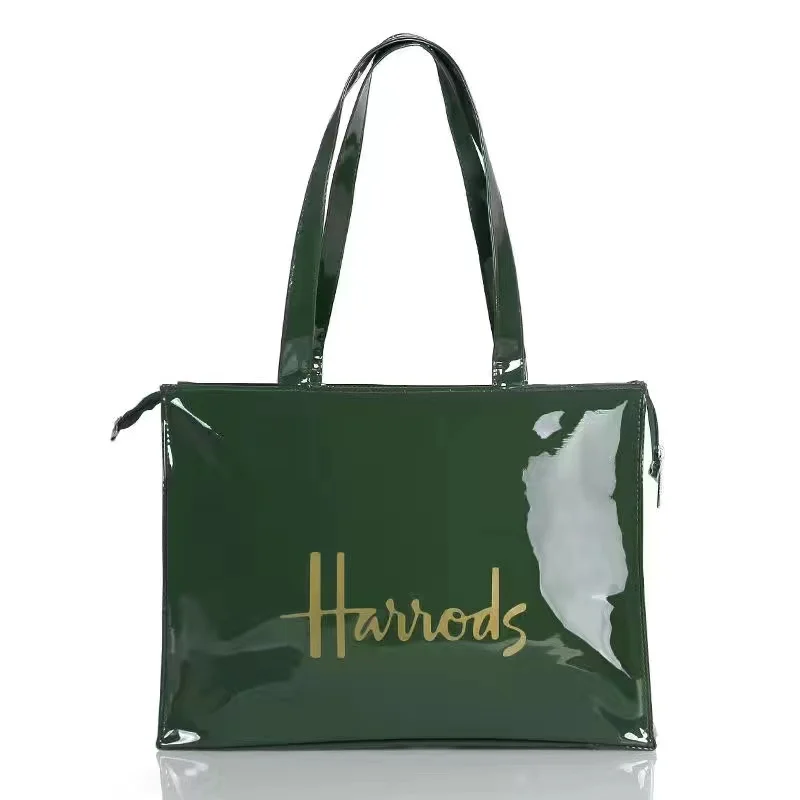 

Designer bags Women's Bag Harrod PVC Shopping Bag Eco Friendly London Shopper Bag Large Capacity Waterproof Handbag Shoulder Bag
